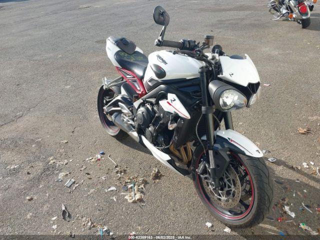  Salvage Triumph Motorcycle Street Triple