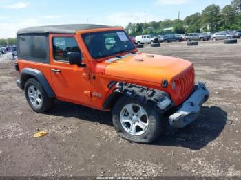  Salvage Jeep Wrangler