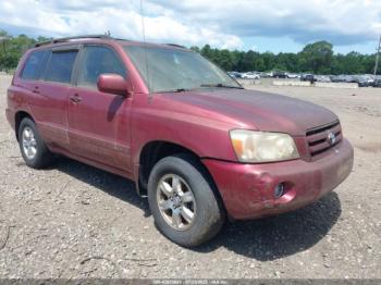  Salvage Toyota Highlander