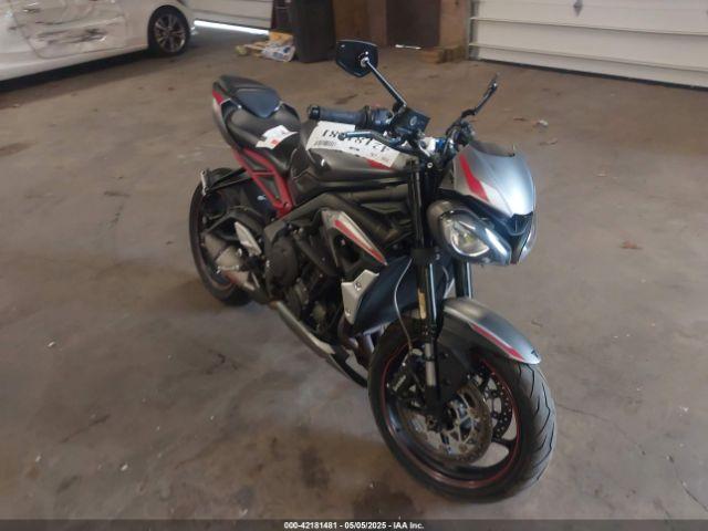  Salvage Triumph Motorcycle Street Triple