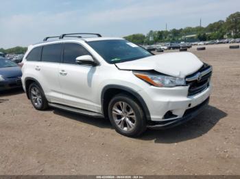  Salvage Toyota Highlander