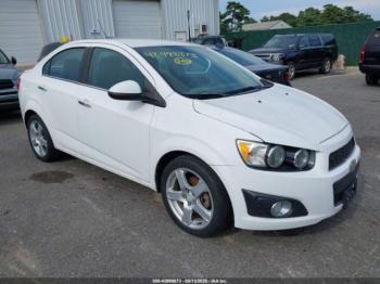  Salvage Chevrolet Sonic