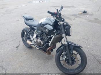  Salvage Yamaha Fz07