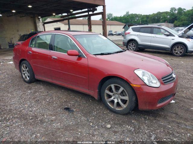  Salvage INFINITI G35x