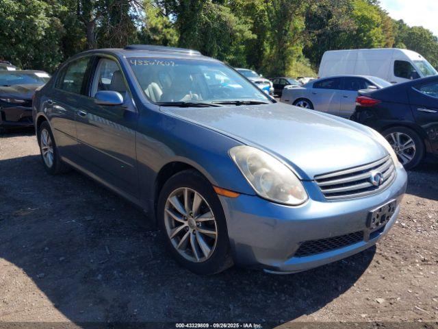  Salvage INFINITI G35x