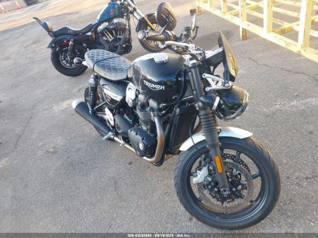  Salvage Triumph Motorcycle Speed Twin