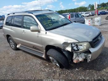  Salvage Toyota Highlander