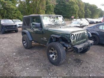  Salvage Jeep Wrangler