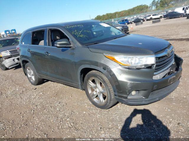  Salvage Toyota Highlander