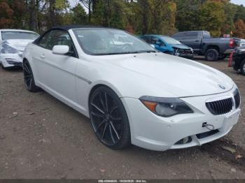  Salvage BMW 6 Series