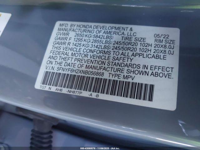 Honda Pilot Awd Special Edition Image 4