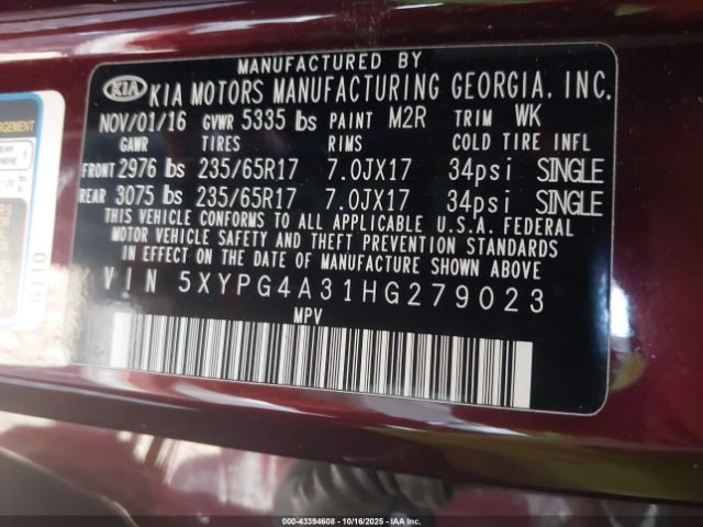 Kia Sorento 2.4l Lx Image 9