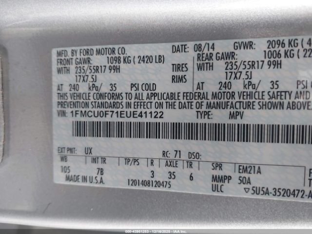 Ford Escape S Image 5