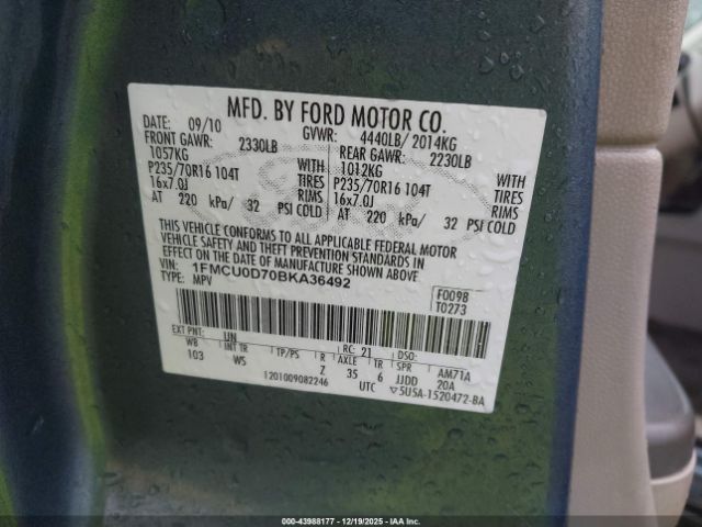 Ford Escape Xlt Image 9