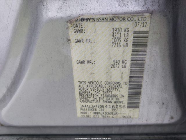 Nissan Altima 2.5 S Image 12