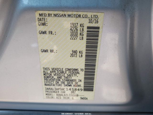 Nissan Altima 2.5 Sl Image 7