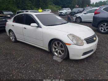  Salvage INFINITI G35x