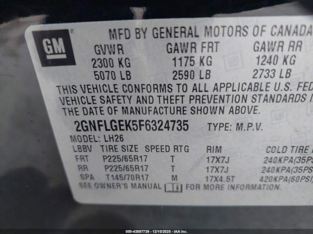 Chevrolet Equinox 2lt Image 16