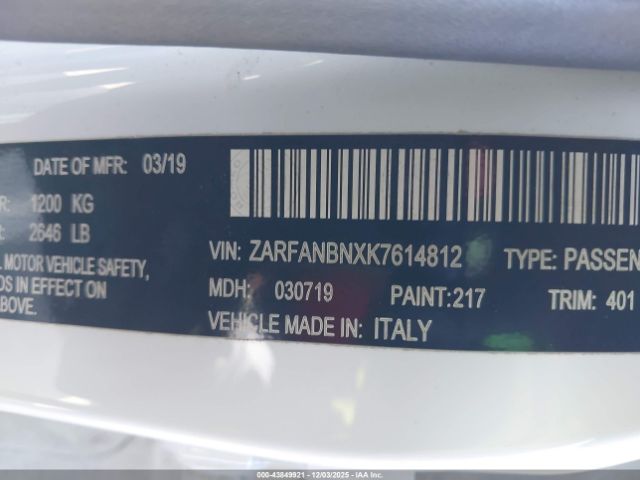 Alfa Romeo Giulia Ti Sport Awd Image 6