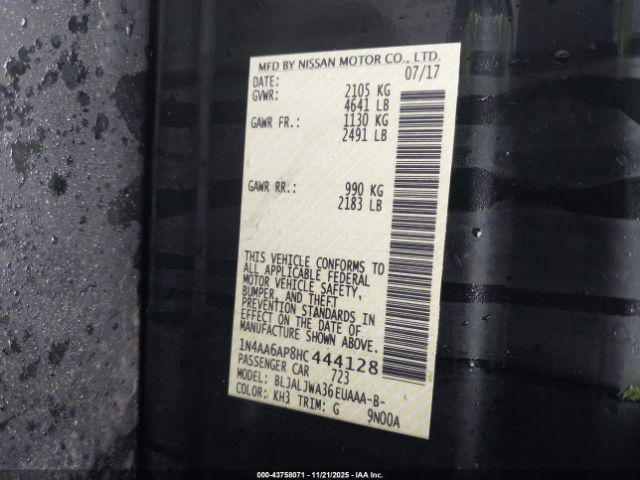 Nissan Maxima 3.5 Sv Image 9