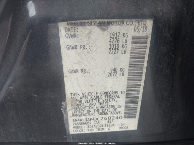 Nissan Altima 2.5 S Image 12