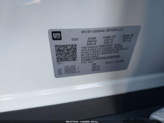 Chevrolet Traverse Awd Lt Image 5