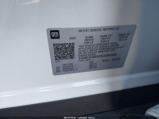 Chevrolet Traverse Awd Lt Image 5