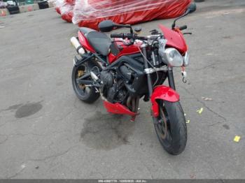  Salvage Triumph Motorcycle Street Triple
