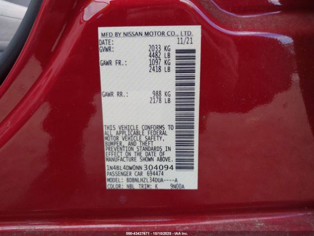 Nissan Altima Sv Intelligent Awd Image 13