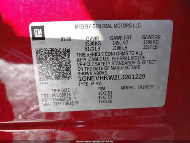 Chevrolet Traverse Awd Lt Leather Image 7