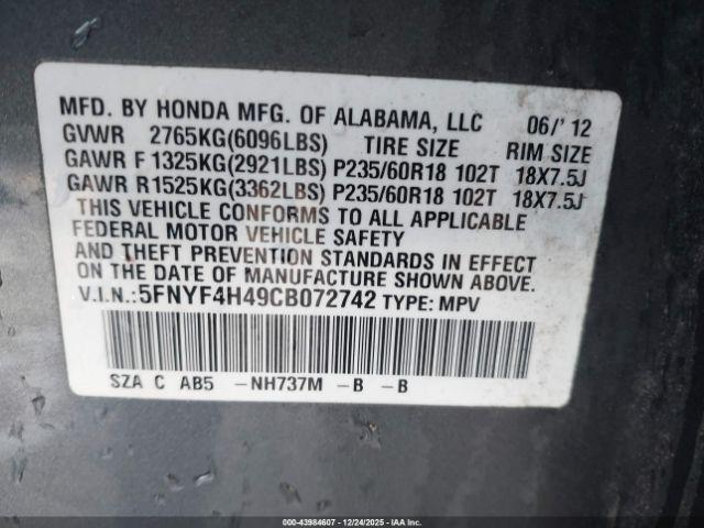 Honda Pilot Ex Image 2