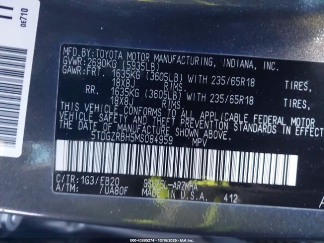 Toyota Highlander Xle Image 3