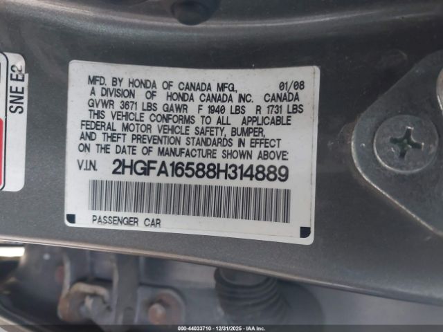 Honda Civic Lx Image 8