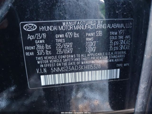 Hyundai SANTA FE Se Image 14