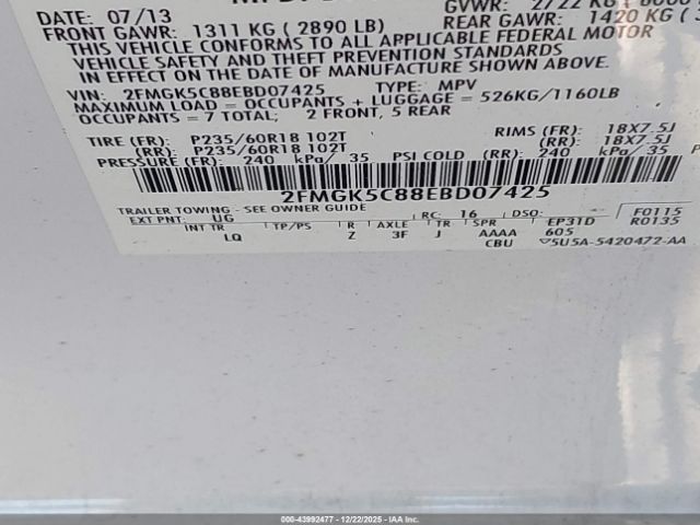 Ford Flex Sel Image 11