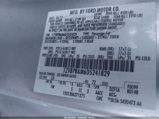 Ford Mustang V6 Image 6