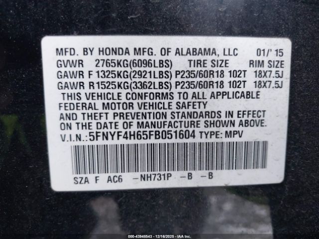 Honda Pilot Ex-l Image 5