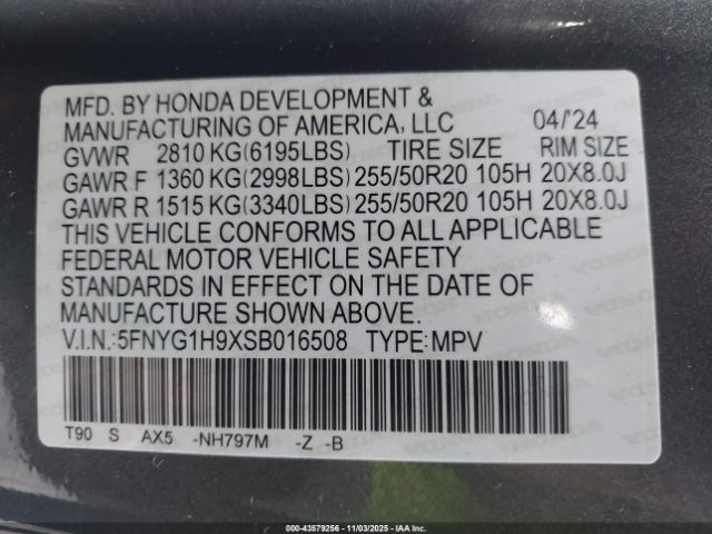 Honda Pilot Black Edition Image 9