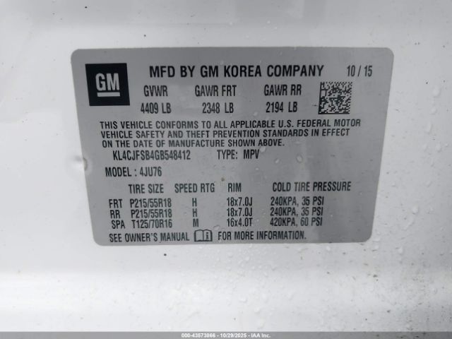 Buick Encore Convenience Image 15