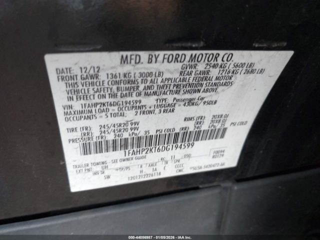 Ford Taurus Sho Image 11
