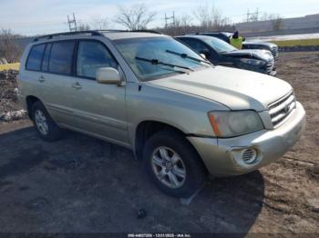  Salvage Toyota Highlander