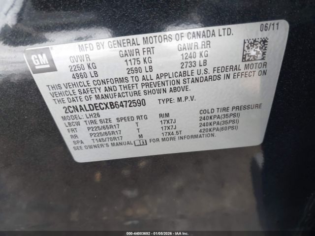 Chevrolet Equinox 1lt Image 12