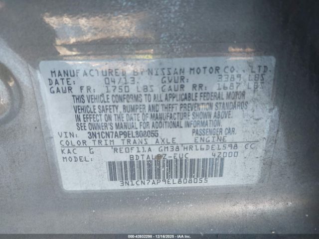 Nissan Versa 1.6 Sv Image 4