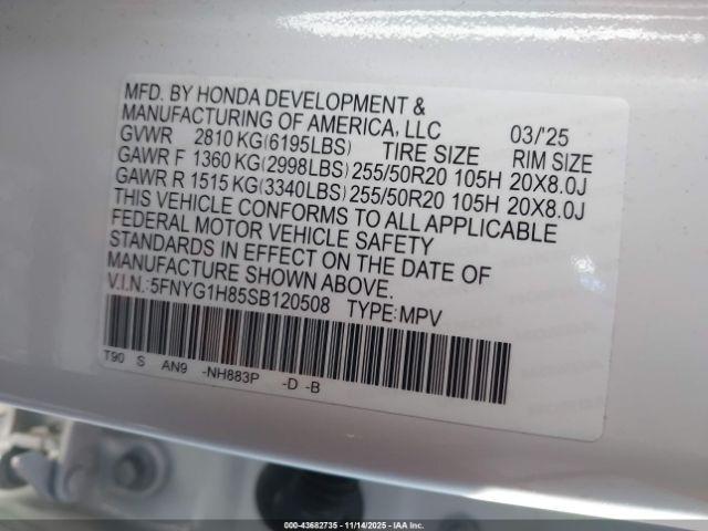 Honda Pilot Elite Image 3