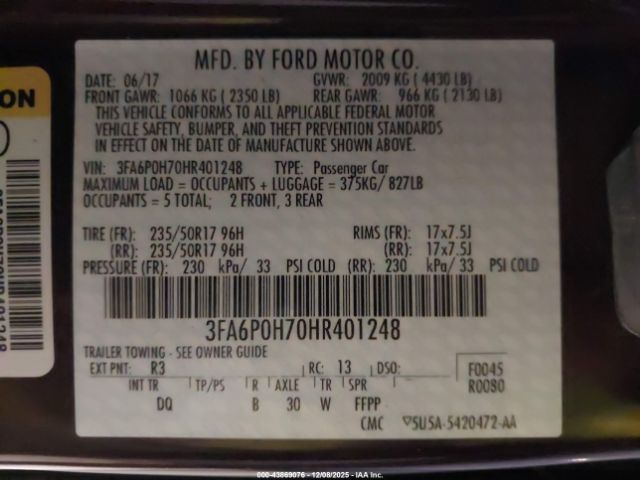 Ford Fusion Se Image 3