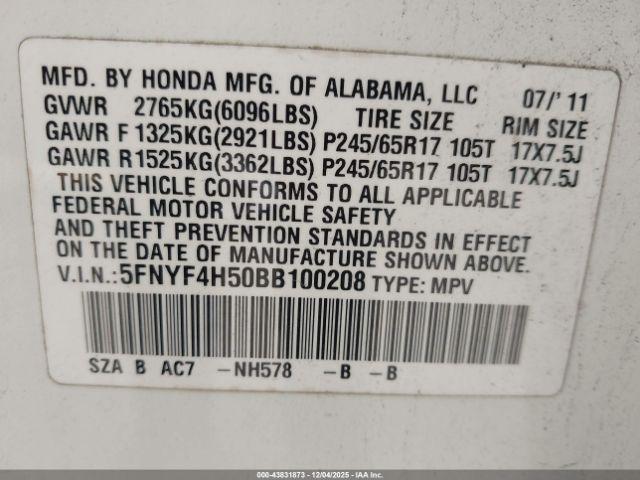 Honda Pilot Ex-l Image 9