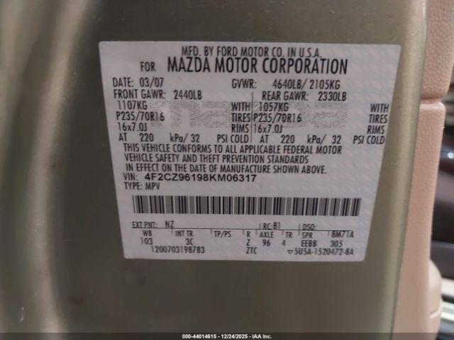 Mazda Tribute S Sport Image 8