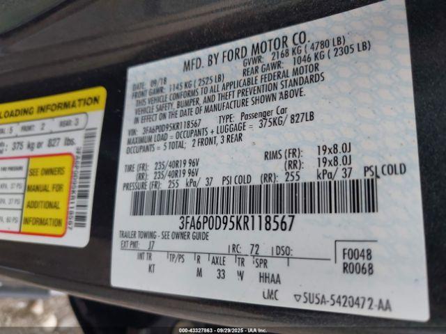 Ford Fusion Titanium Image 12