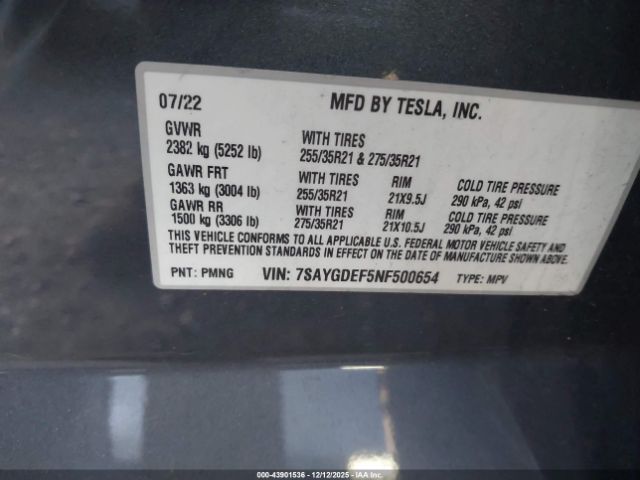 Tesla Model Y Performance Dual Motor All-wheel Drive Image 12