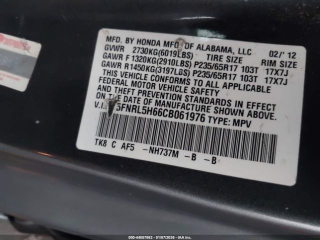 Honda Odyssey Ex-l Image 12